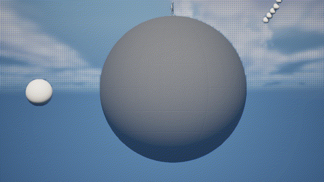 Newtonian gravity demo